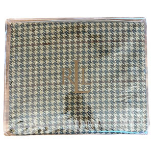 Ralph Lauren Edgefield Check TWIN Extra Deep FITTED Sheet Olive NWT Sealed New